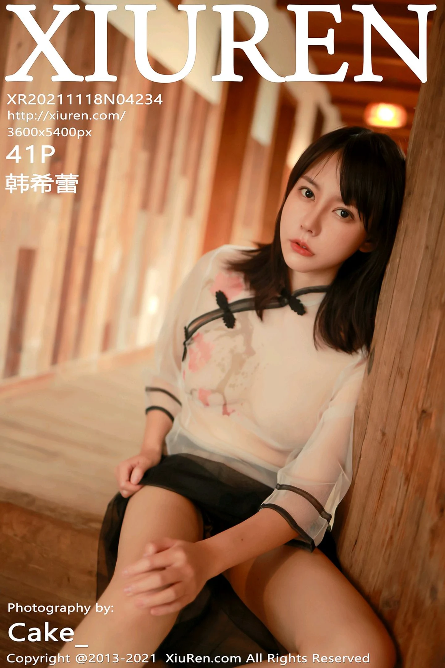 [XiuRen秀人网]No.4234_新人模特韩希蕾轻薄半透服饰露情趣丁字裤秀火辣身材诱惑写真41P-秀人网 - XiuRen.Space